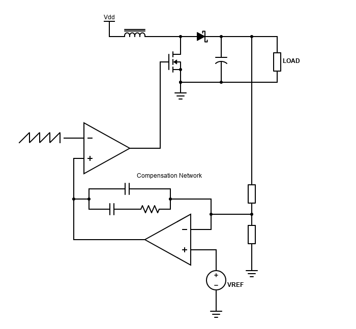 Boost converter schematic